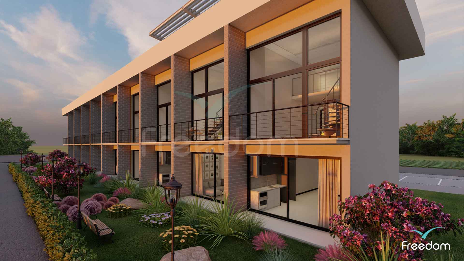 studiopropertynorthcyprusrslj100611 Freedom Group Studio apartment opposite the golf course